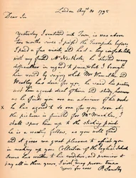 Une lettre de Paul Sandby, 1795 1904