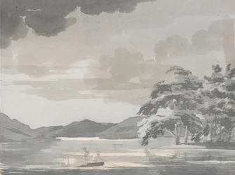 Scène de lac