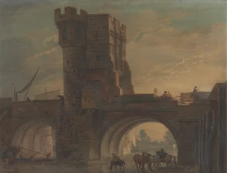 Vieux pont à Shrewsbury