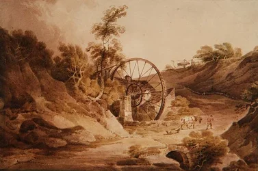 Grande roue à Broseley