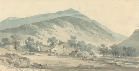 Paysage à Beddgelert, nord du Pays de Galles