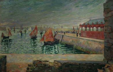 Le marché aux poissons, Port-en-Bessin