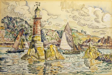 Le Phare à Lézardrieux, 1927