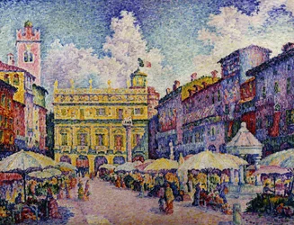 La Place aux Herbes, Vérone