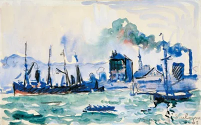 Vue sur le port de Boulogne-sur-Mer
