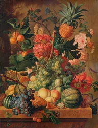 Fruits et fleurs, 1789, 1938