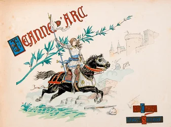 Illustration tirée du livre "Jeanne d