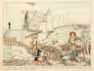 Illustration tirée du livre "Jeanne d