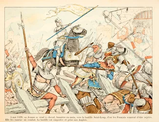 Illustration tirée du livre "Jeanne d