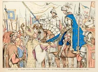Illustration tirée du livre "Jeanne d