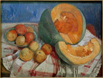 Nature morte avec citrouille