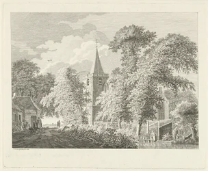 Vue de village à Maartensdijk, 1753