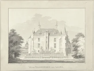 La Maison Maarsbergen, vue de derrière