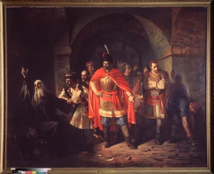 Le patriarche de Moscou Hermogene refusant de bénir les polonais