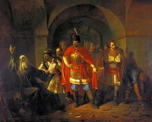 Le patriarche Hermogène refusant de bénir les Polonais, 1860