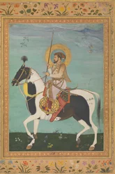 Shah Jahan à cheval, Folio de l
