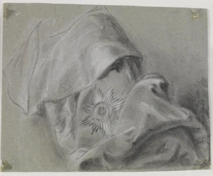 Étude de draperie avec l