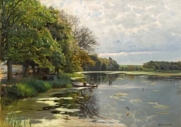 P. Mönsted, Journée de printemps ensoleillée au bord de l