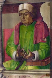 Boèce (480-524), dimensions : 97x63, vers 1473-1475, Galerie nationale des Marches, Urbino
