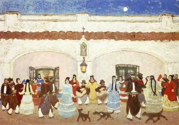 Baile en el Patio