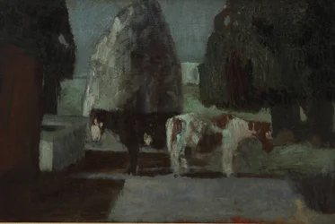 Jardin sous la lune ou Quiétude dans la quinta