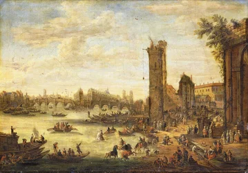 Vue de Paris vers l
