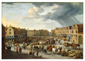 Le Vieux Marché aux bœufs à Anvers