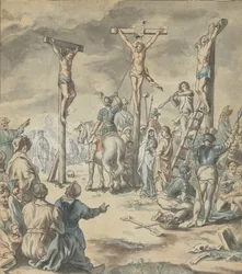 La crucifixion du Christ, fin du XVIIIe siècle
