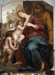 La Sainte Famille avec Saint Jean-Baptiste