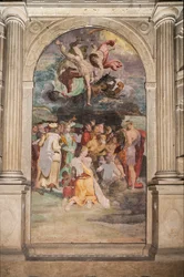 Saint Jean-Baptiste baptisant des gens, Chapelle Poggi