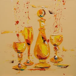 Nature morte en jaune
