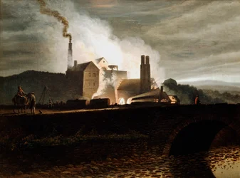 Paysage industriel, Pays de Galles, 19e siècle