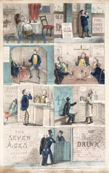 Les sept âges de la boisson, pub. c. 1872