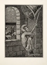 Une fausse alerte, de A Hundred Anecdotes of Animals, pub. 1924