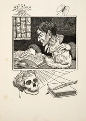 Sonnini et son chat, de Cent anecdotes d