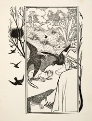 Le chat et les corbeaux, de Cent anecdotes d