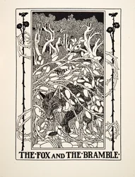 Le Renard et la Ronce, de Cent Fables d