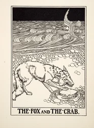 Le Renard et le Crabe, de Cent Fables d