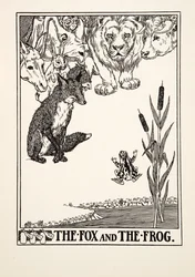 Le Renard et la Grenouille, de Cent Fables d