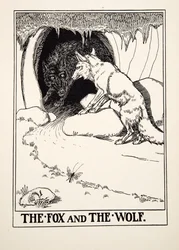 Le Renard et le Loup, de Cent Fables d