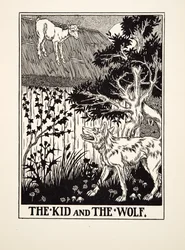 Le Chevreau et le Loup, de Cent Fables d