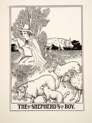 Le Garçon Berger, de Cent Fables d