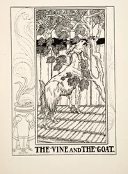 La Vigne et la Chèvre, de Cent Fables d