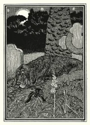 Le chien de Montargis (lithographie)