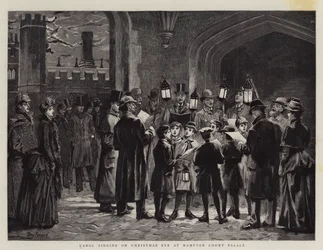 Chants de Noël la veille de Noël au Palais de Hampton Court