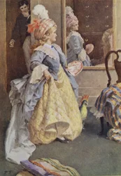 Illustration pour Les Quatre Filles du docteur March de Louis M. Alcott
