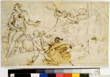 "Vénus, putti et sanglier" (Vénus, putti et sanglier)