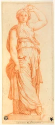 Caryatide féminine