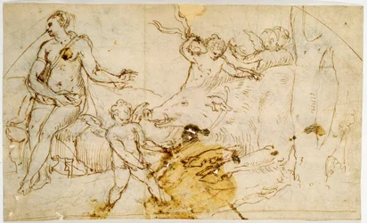 Vénus, putti et un sanglier, vers 1520-1540