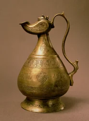 Aiguière signée Rafa (?) Ibn Saad, Khorassan, Iran, 1190 (586 Hijra)